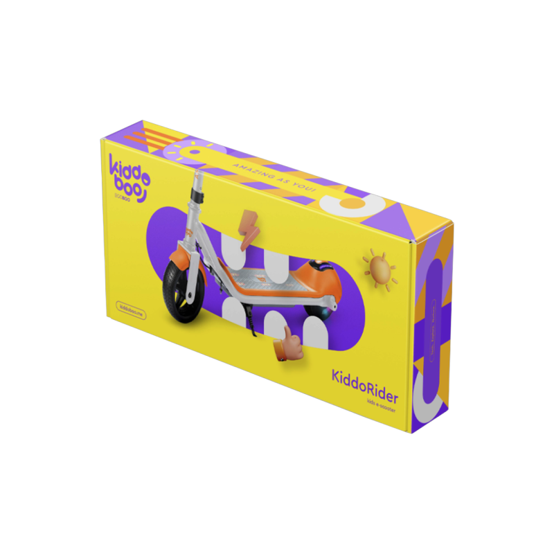Kiddoboo Ε-Scooter KiddoRider Λευκό