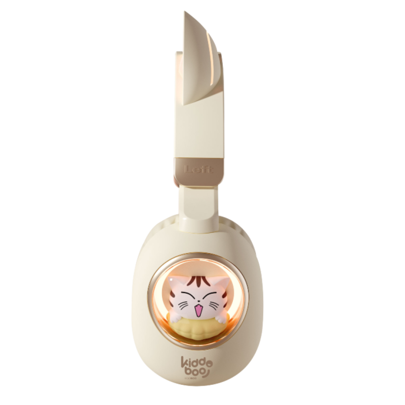 Kiddoboo Delulu Bluetooth Headphones Gold