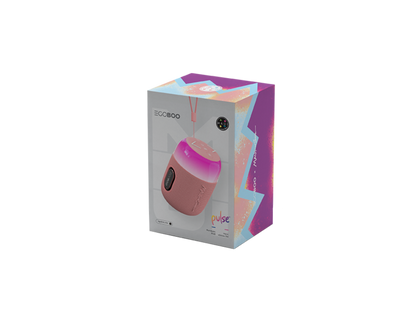 Egoboo X Maui Bt Led Pulse Speakers Pink