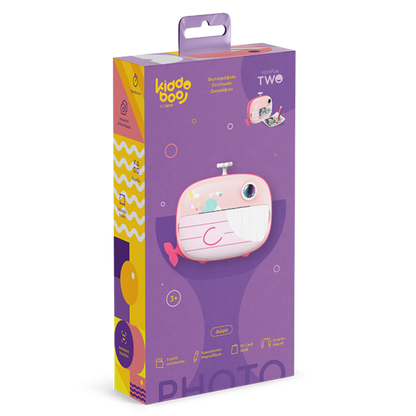 Kiddoboo FotoFun 2 Whale Pink