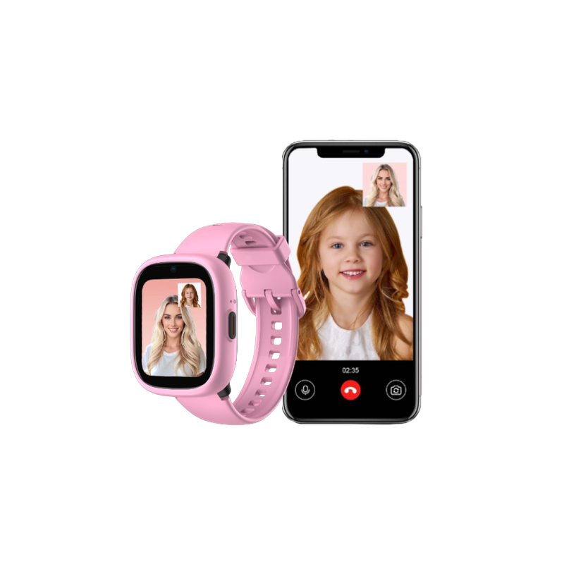 Kiddoboo 4G Smartwatch WatchMe K3 Gen2 Ροζ/Μωβ