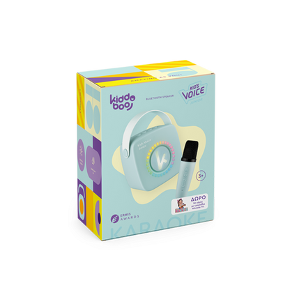 Kiddoboo Mini Karaoke Speaker & Mic Blue