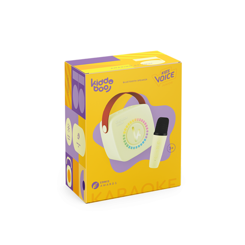 Kiddoboo mini Karaoke Speaker & Mic Yellow