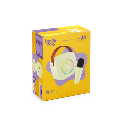 Kiddoboo mini Karaoke Speaker & Mic Yellow