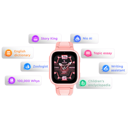 Kiddoboo x Lagenio WatchMe AI K10 4G Pink + SIM card