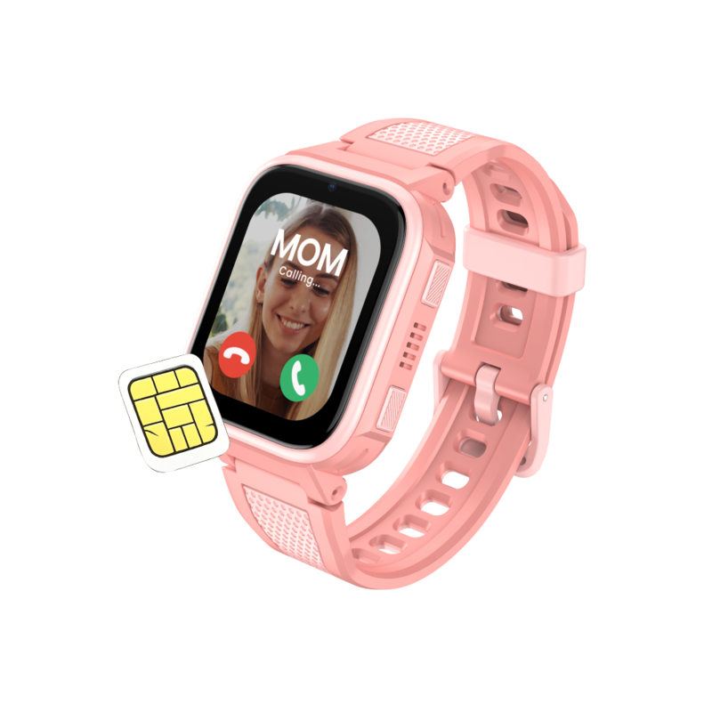 Kiddoboo x Lagenio WatchMe AI K10 4G Pink + SIM card