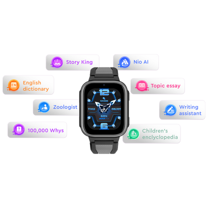 Kiddoboo x Lagenio WatchMe AI K10 4G Black + SIM card