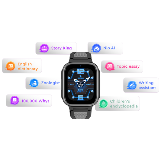 Kiddoboo x Lagenio WatchMe AI K10 4G Black + SIM card