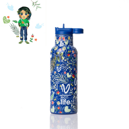 Παγούρι Θερμός Ecolife X Vasiliki Blue