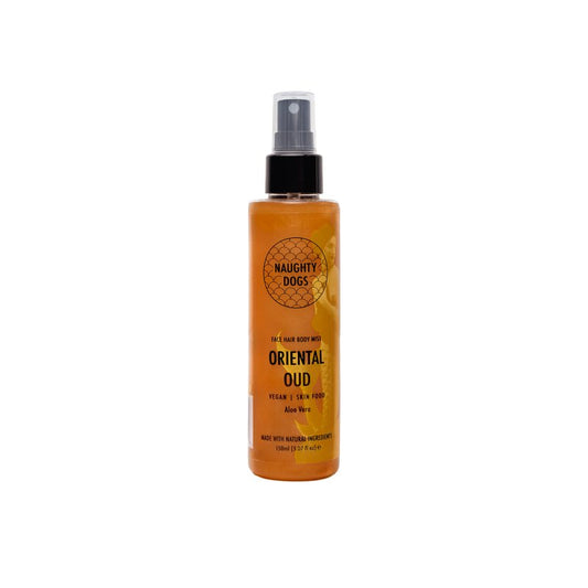 Oriental Oud Face Hair Body Mist Orange Shimmer