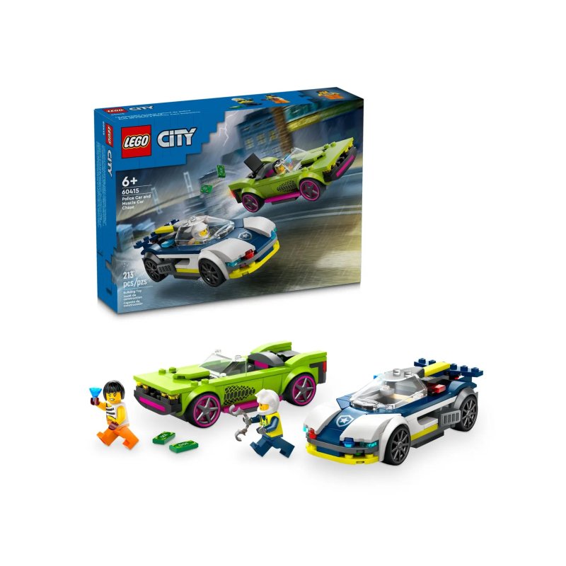 City: Κυνηγητό Αυτοκινήτου Αστυνομίας Και Muscle Car