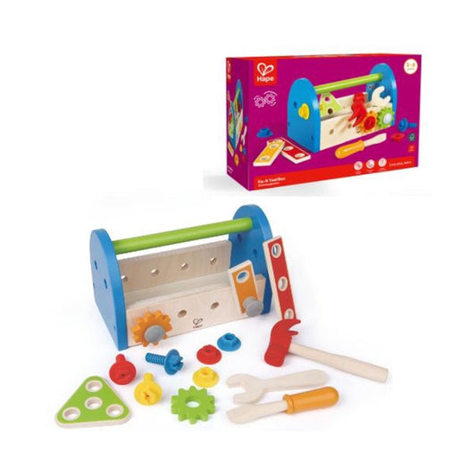 Ξύλινο Fix-It Tool Box - Καλαθάκι Με Εργαλεία