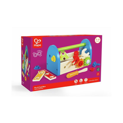 Ξύλινο Fix-It Tool Box - Καλαθάκι Με Εργαλεία