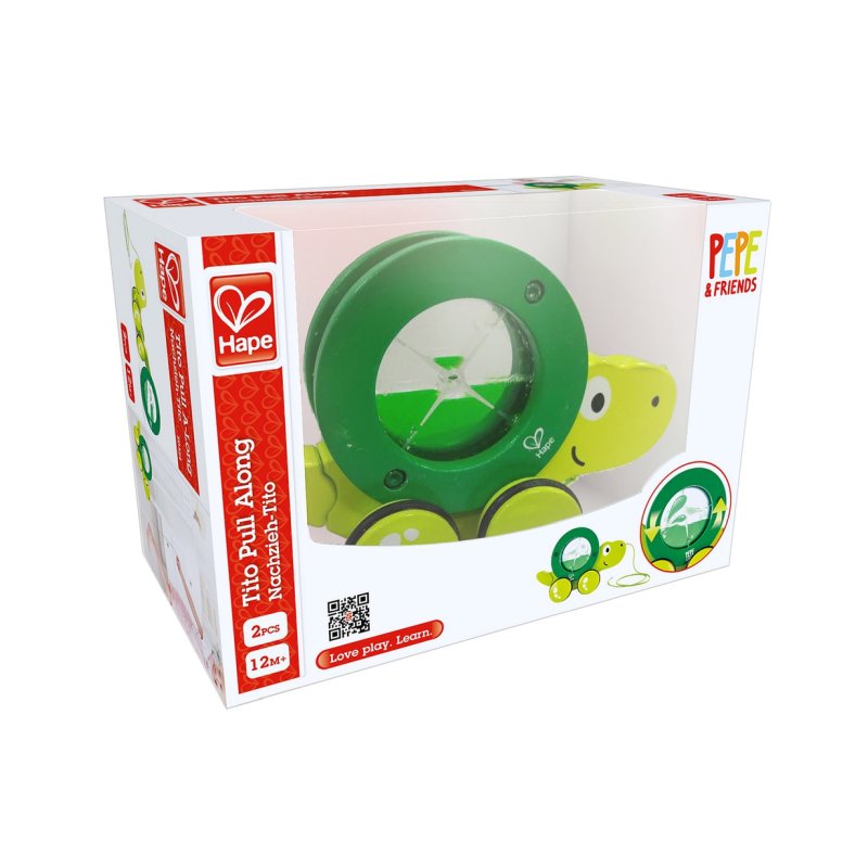 Pull-along toy Turtle Tito