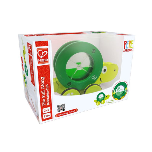 Pull-along toy Turtle Tito