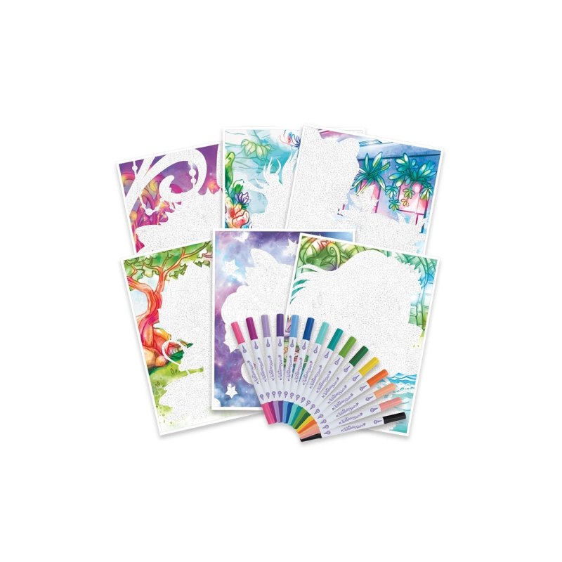 Nebulous Stars Color By Number Book Set-Mystery