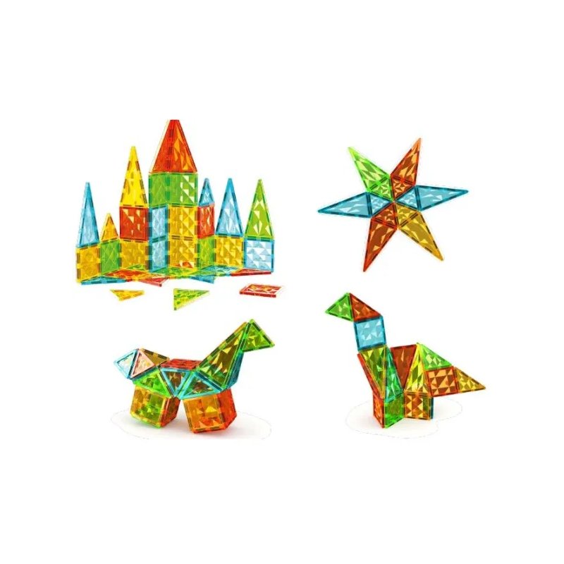 Geomag Magnetic Tiles Gems 44pcs