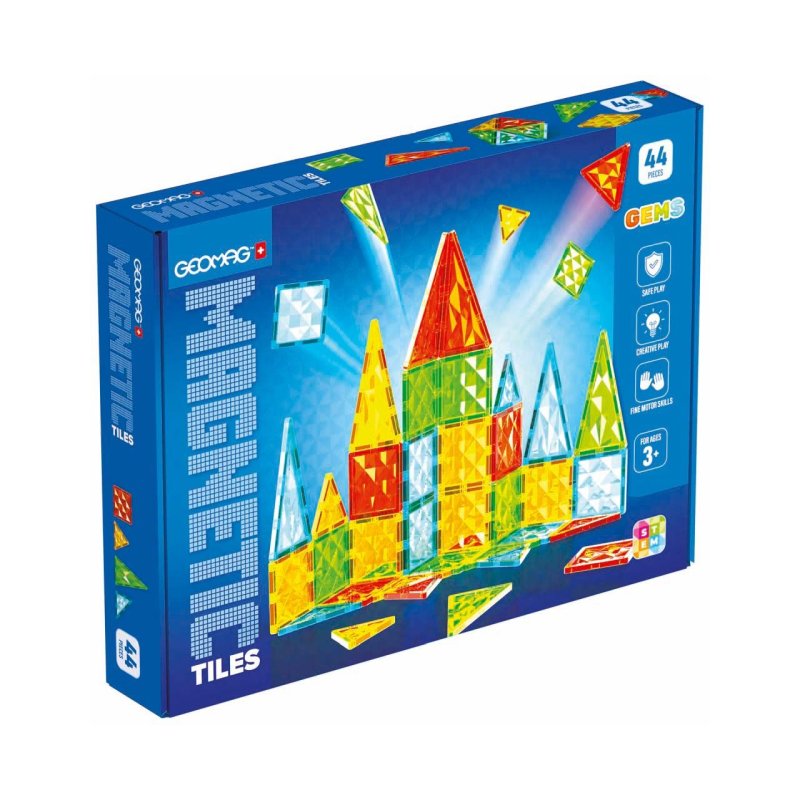 Geomag Magnetic Tiles Gems 44pcs