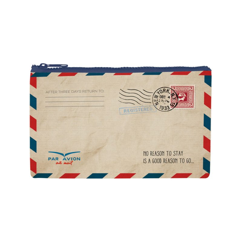 Zipper Pouch Letter