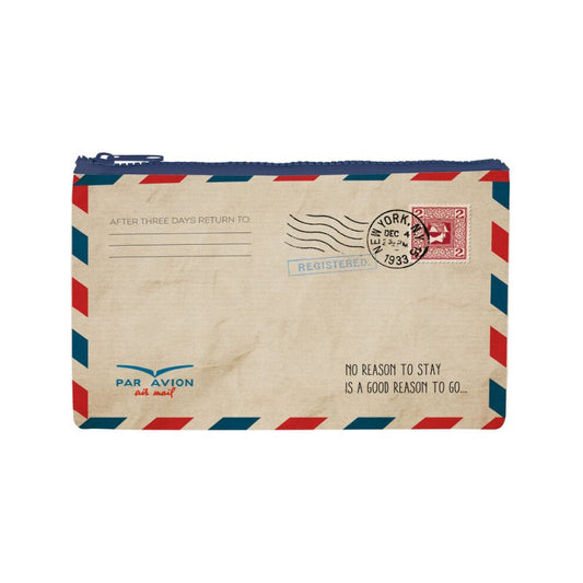 Zipper Pouch Letter
