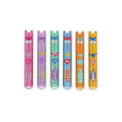 Σετ 6 Mini Highlighters Teddy’s Superpower
