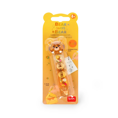 2‑in‑1 Διορθωτική & Κολλητική Ταινία Bear Sweet Bear
