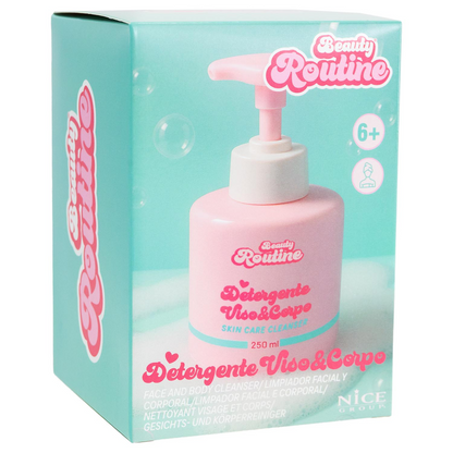 Beauty Routine Απαλό Καθαριστικό Προσώπου και Σώματος με Αντλία