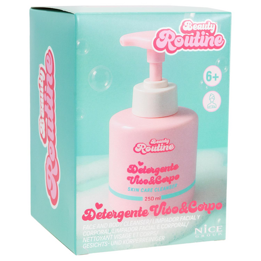 Beauty Routine Απαλό Καθαριστικό Προσώπου και Σώματος με Αντλία