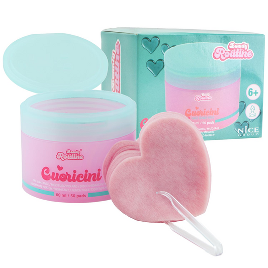 Beauty Routine Ενυδατικά Pads Προσώπου με Άρωμα Ροδάκινο