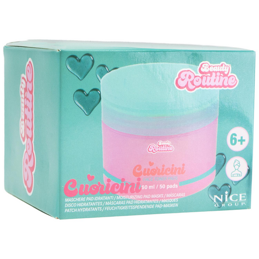 Beauty Routine Ενυδατικά Pads Προσώπου με Άρωμα Ροδάκινο
