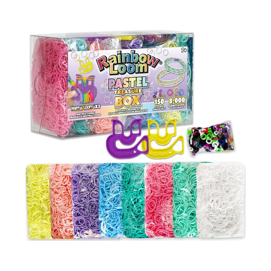Rainbow Loom Pastel Treasure Box