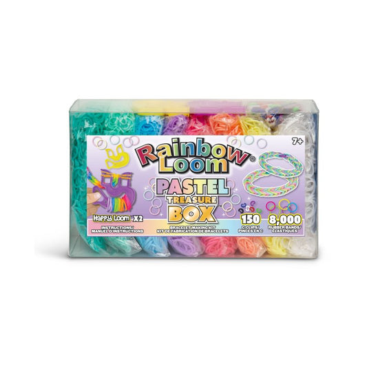 Rainbow Loom Pastel Treasure Box