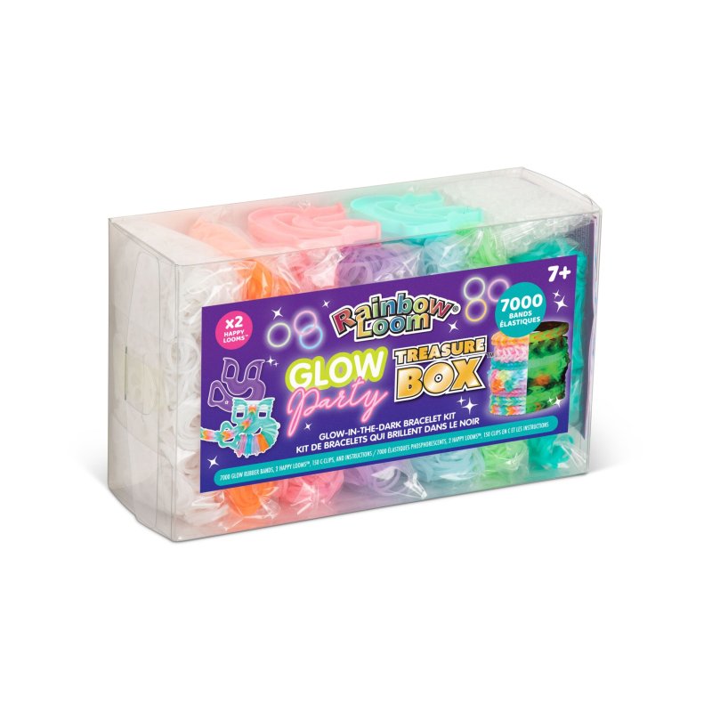 Rainbow Loom Glow Party-Treasure Box