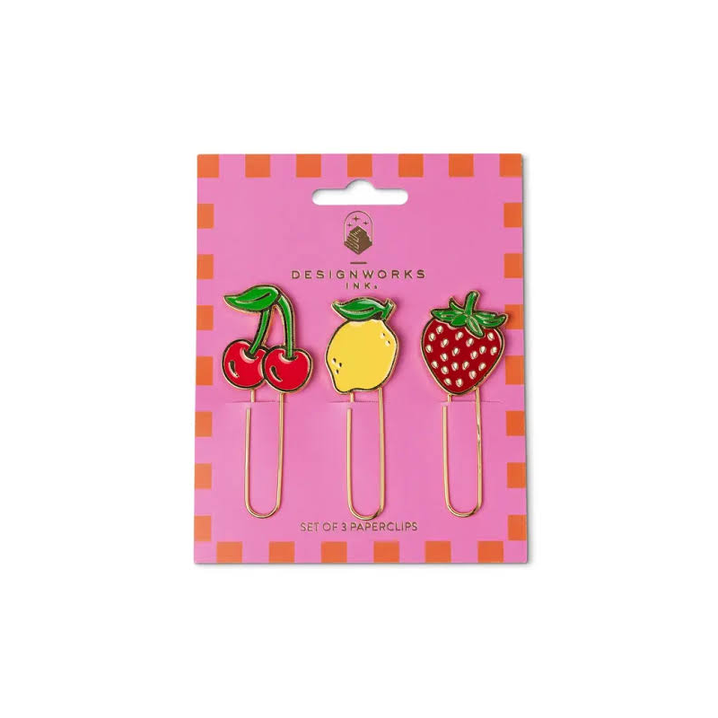Σετ 3 Συνδετήρες Fruit