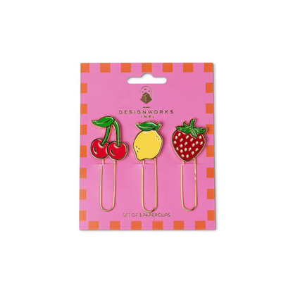 Σετ 3 Συνδετήρες Fruit