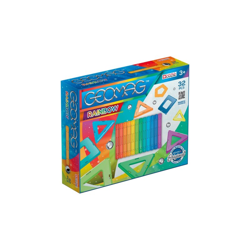 Geomag Μαγνήτες Σετ Rainbow 32pcs