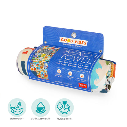 Πετσέτα Θαλάσσης Travel Stickers