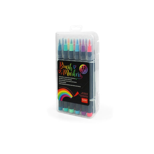 Σετ 12 Brush Markers Bright Colours