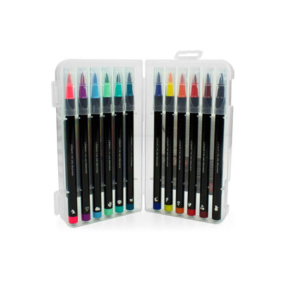 Σετ 12 Brush Markers Bright Colours