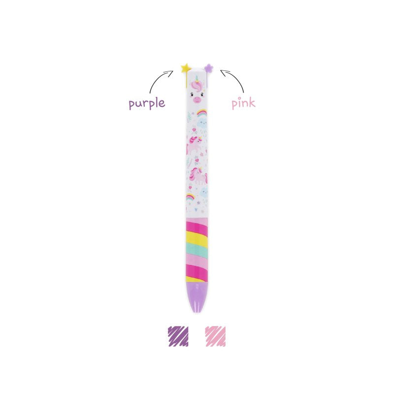 Στυλό Ballpoint Click&Clack Διπλού Χρώματος Unicorn