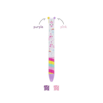 Στυλό Ballpoint Click&Clack Διπλού Χρώματος Unicorn