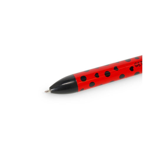 Στυλό Ballpoint Click&Clack Διπλού Χρώματος Ladybug