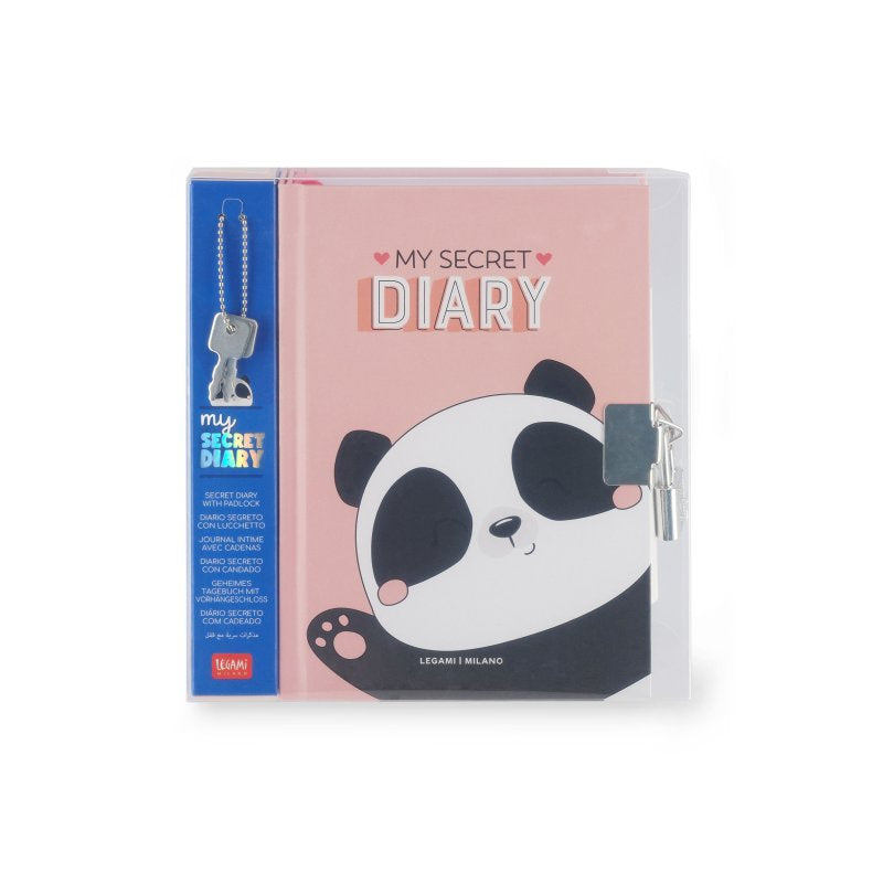 Ημερολόγιο Με Λουκέτο Panda My Secret Diary