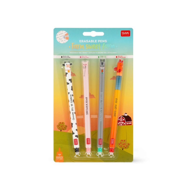 Σετ Στυλό Gel Erasable Farm Sweet Farm