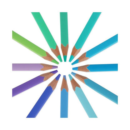 Σετ 12 Ξυλομπογιές Live Colourfully Ocean Palette