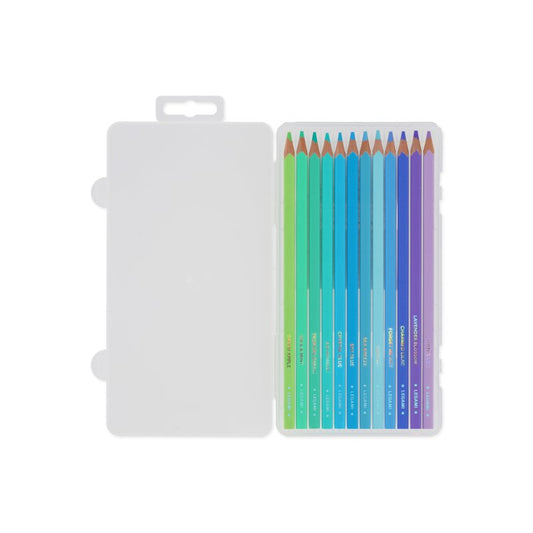 Σετ 12 Ξυλομπογιές Live Colourfully Ocean Palette