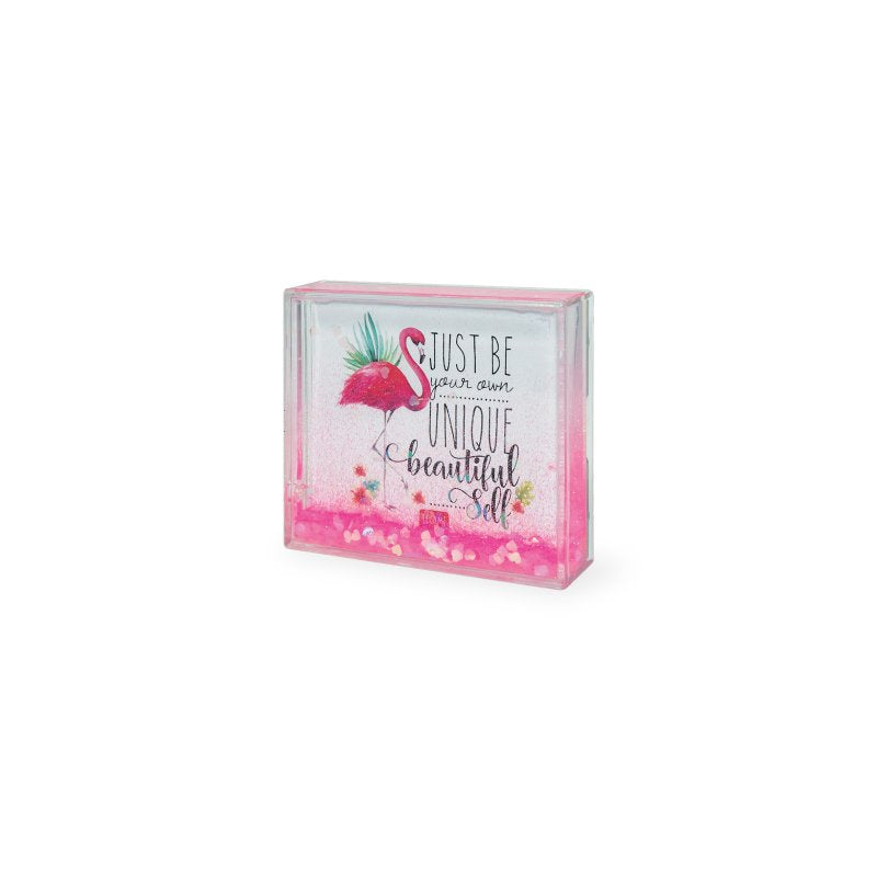 Κορνίζα Φωτογραφίας Με Glitter Flamingo Pink