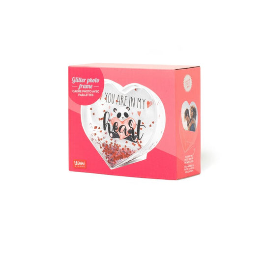Κορνίζα Φωτογραφίας Με Glitter Heart