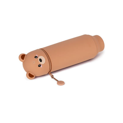 Κασετίνα Σιλικόνης 2-Σε-1 Teddy Bear