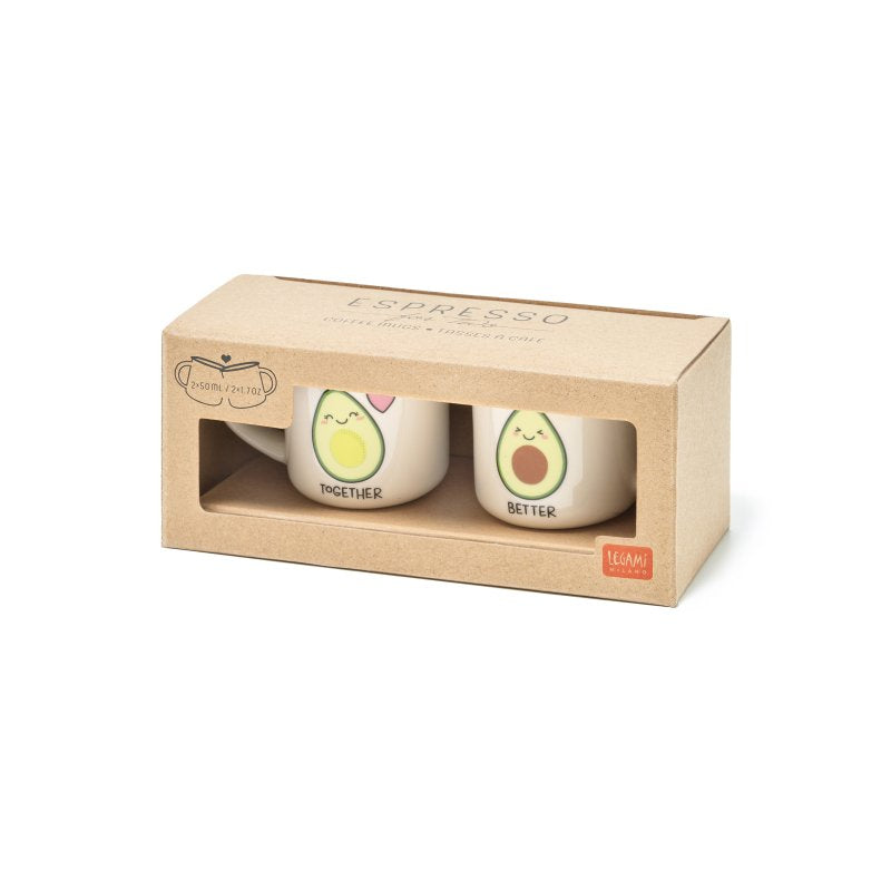 Σετ 2 Κούπες Espresso Avocado